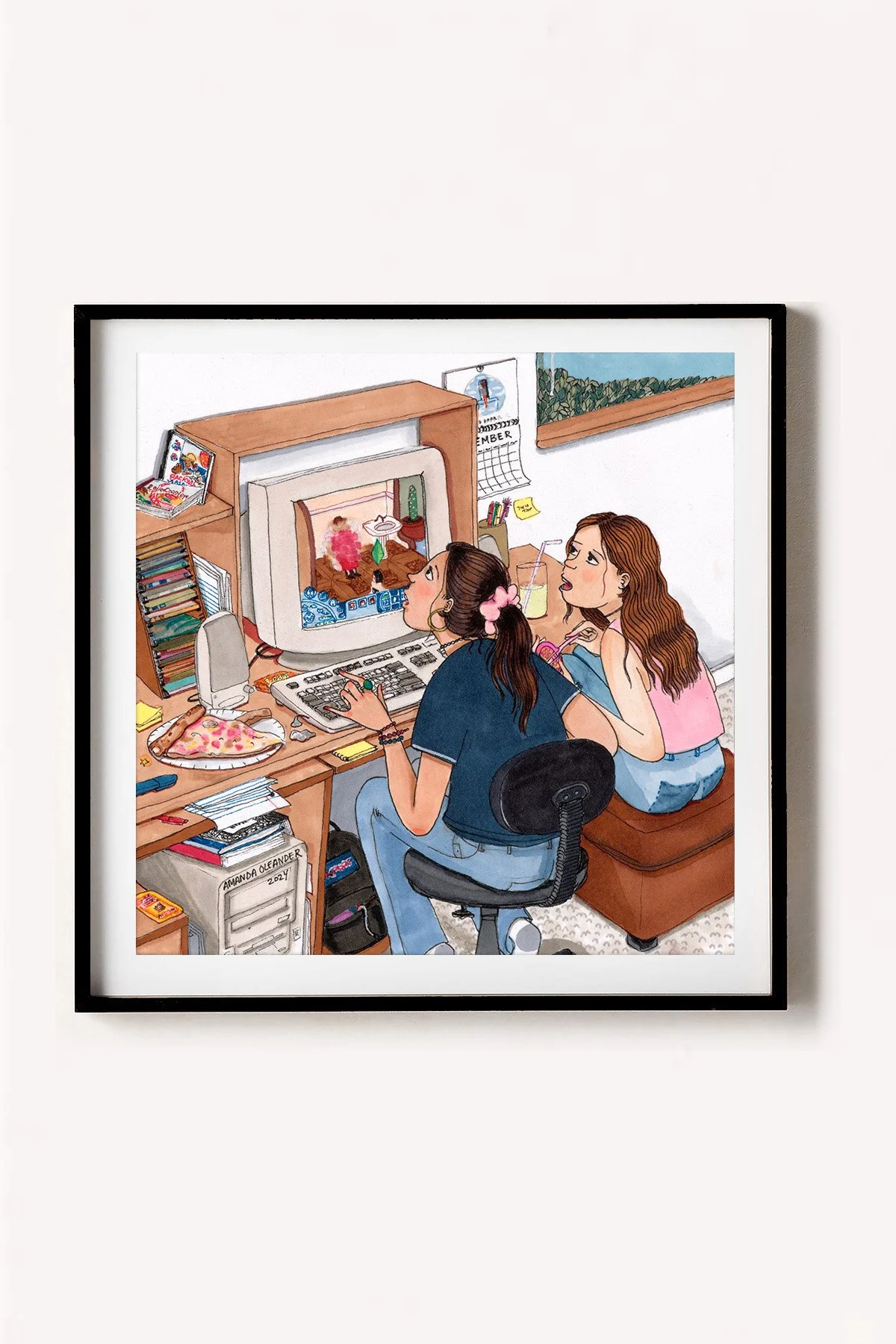 Bedtime Story art print by Amanda Oleander. — AMANDA OLEANDER